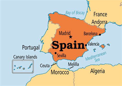 spain capital location